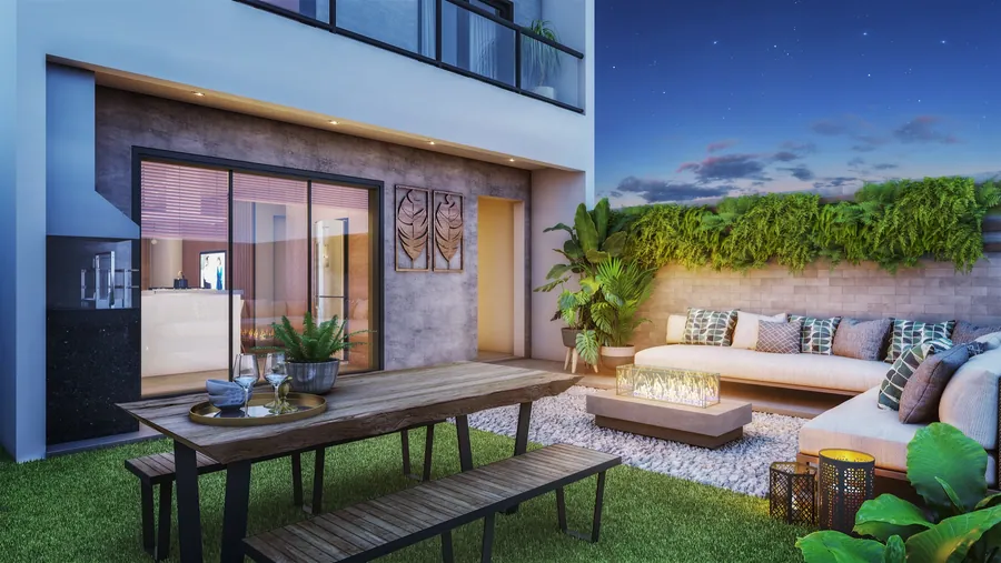 Área gourmet da casa triplex de 167m²